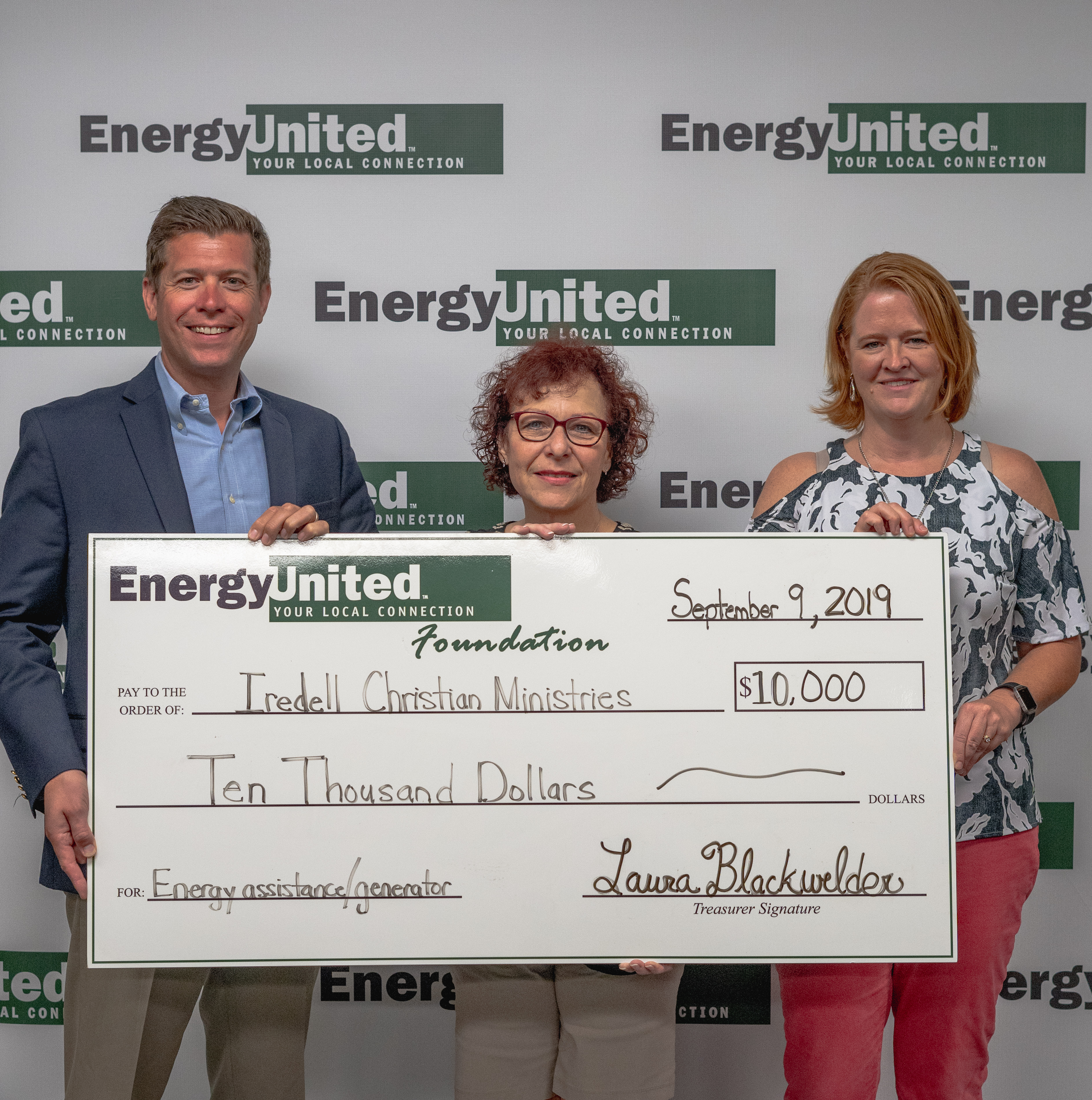 EnergyUnited Donates to Iredell Christian Ministries