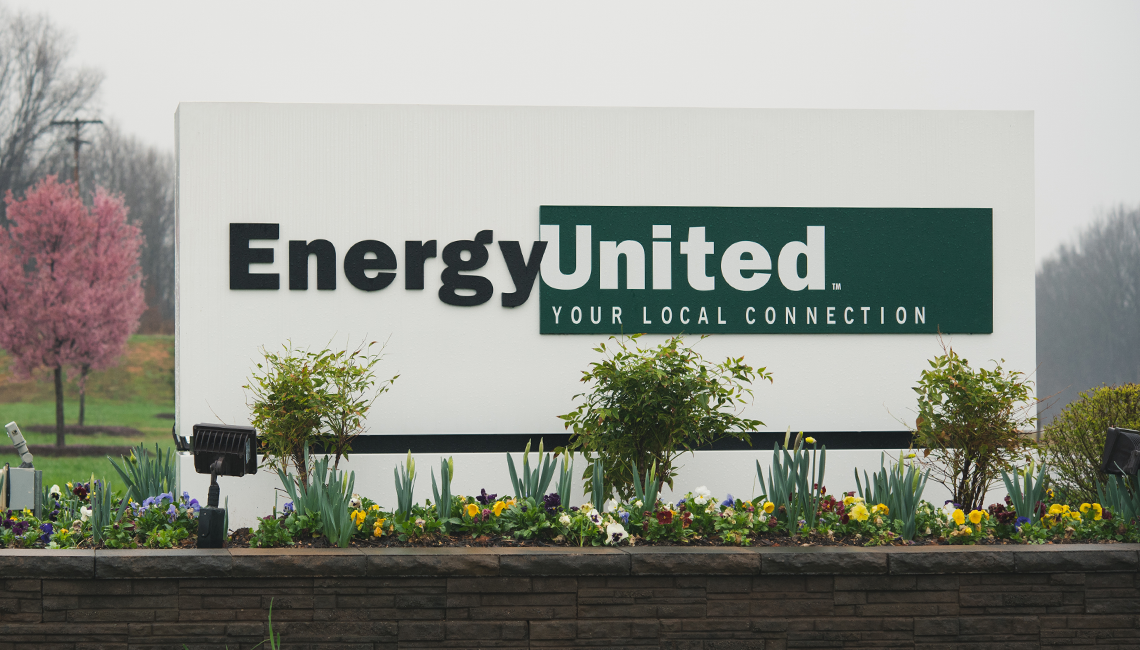 EnergyUnited Sign - Headquarters in Statesville