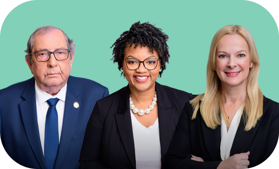 Ed Cartner, Zolee Riggs, Cheryl Wright