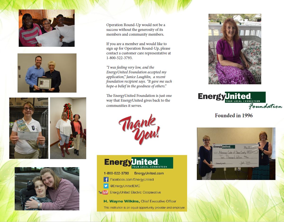 EnergyUnited Foundation Charitable Program EnergyUnited