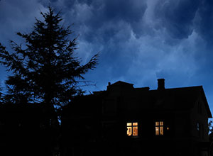 Keep one light on during a storm.