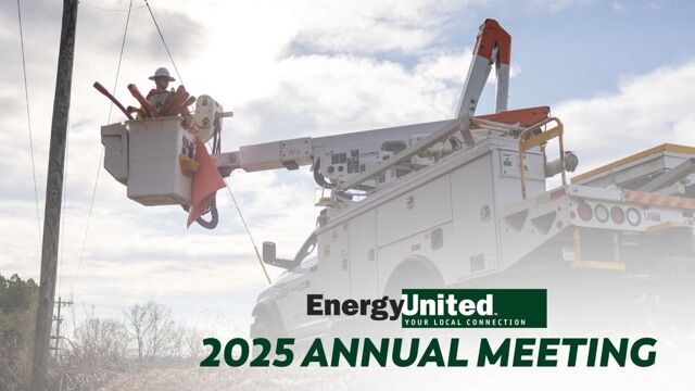 Stay connected with your local electric cooperative—watch EnergyUnited's 2025 Annual Meeting here: https://www.youtube.com/live/lfq5oj0n8Ms