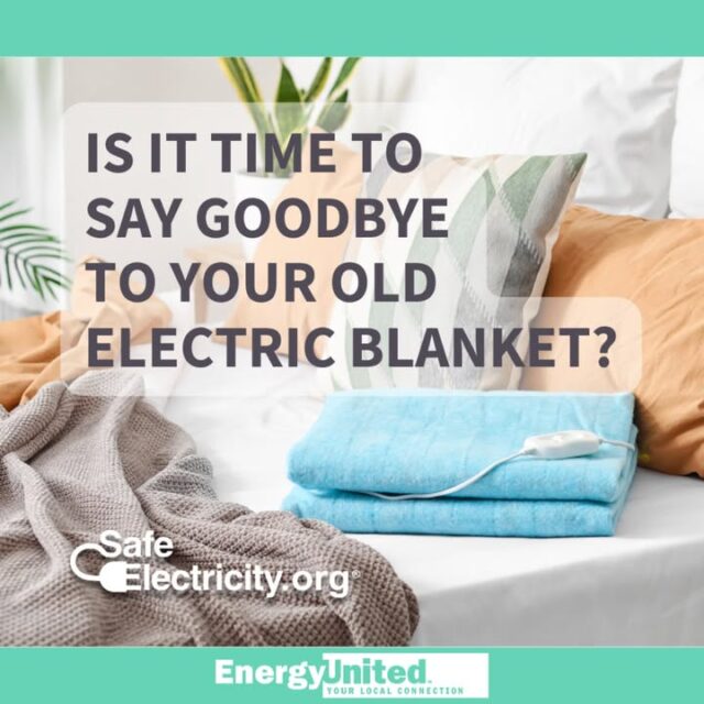 Stay cozy, stay safe! 

Before using your electric blanket:

✅ Inspect the cord for frays, cracks or burns
✅ Check for any other damage
🚫 Remember: never fold it while it’s on