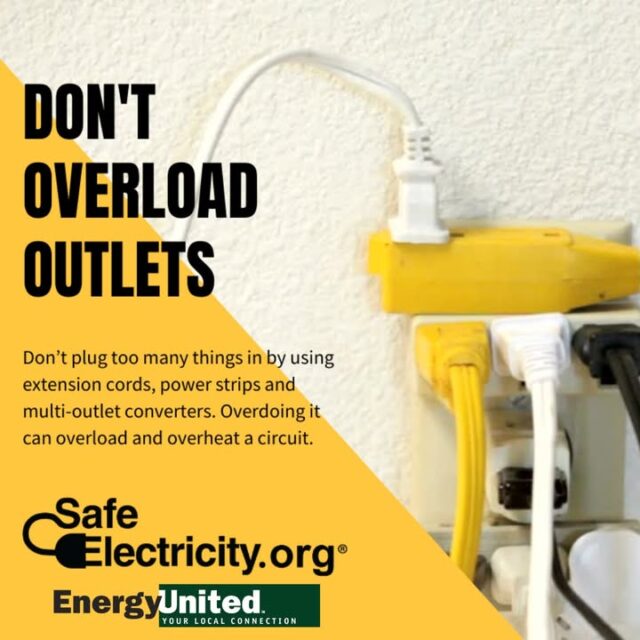 Did you know? The most common causes of electrical fires are:
  
1️⃣  Incorrectly installed wiring.
2️⃣  Overloaded outlets.
3️⃣  Defective plugs, switches and outlets.
4️⃣  Misuse or poor maintenance of lighting.

#FireSafety #PreventFires #SafeElectricity